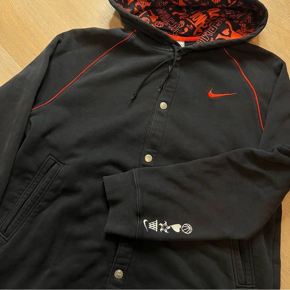 Nike Snap Button jacket Passion for the game hoodie - Picture 4 of 10